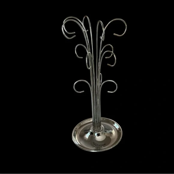 Umbra Jewelry Tree Stand Silver Metal - Picture 2 of 4